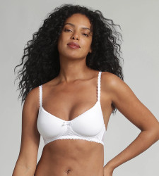 PLAYTEX WIREFREE PADDED BRA - Women's underwire bra - white