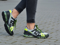PLEIN SPORT - Dámské tenisky Grey/Lime