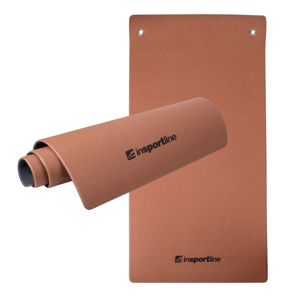 Podložka na cvičení inSPORTline Aero Advance 120x60x0,9 cm mocha mousse-šedá