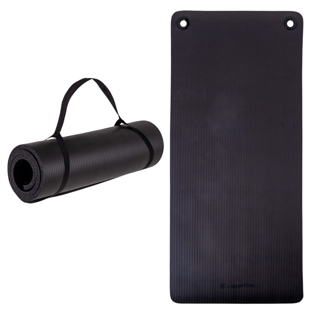 Podložka na cvičení inSPORTline Fity Advance 140x61x1,5 cm černá