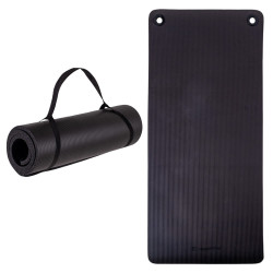 Podložka na cvičení inSPORTline Fity Advance 140x61x1,5 cm černá