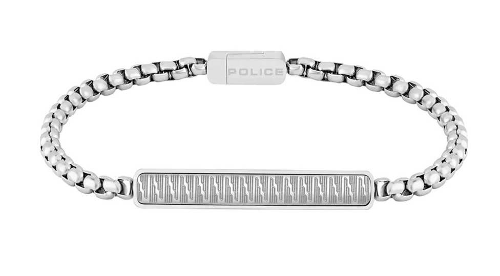 Police Pánský náramek z oceli Kostka/Venezia PJ.2647BSS-01 19 cm