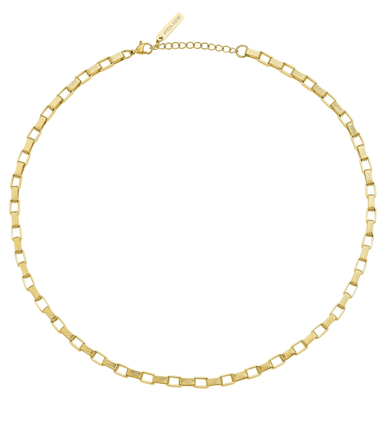 Police Pozlacený ocelový náhrdelník Player PEAGN0041802