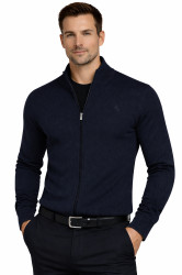 Polo Lara - Pánský cardigan - Modrý