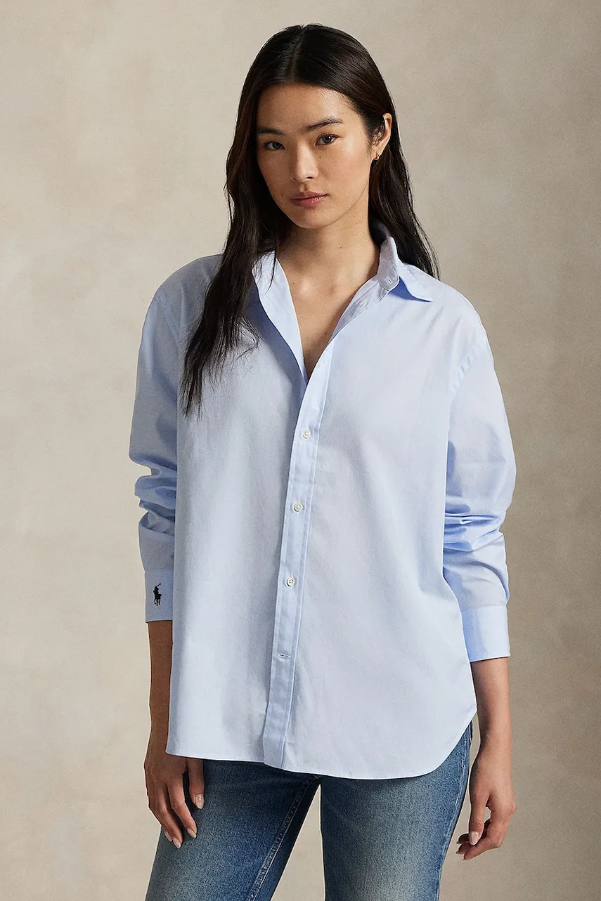 Polo Ralph Lauren  Bavlněná košile  Long Sleeve Light Shirt