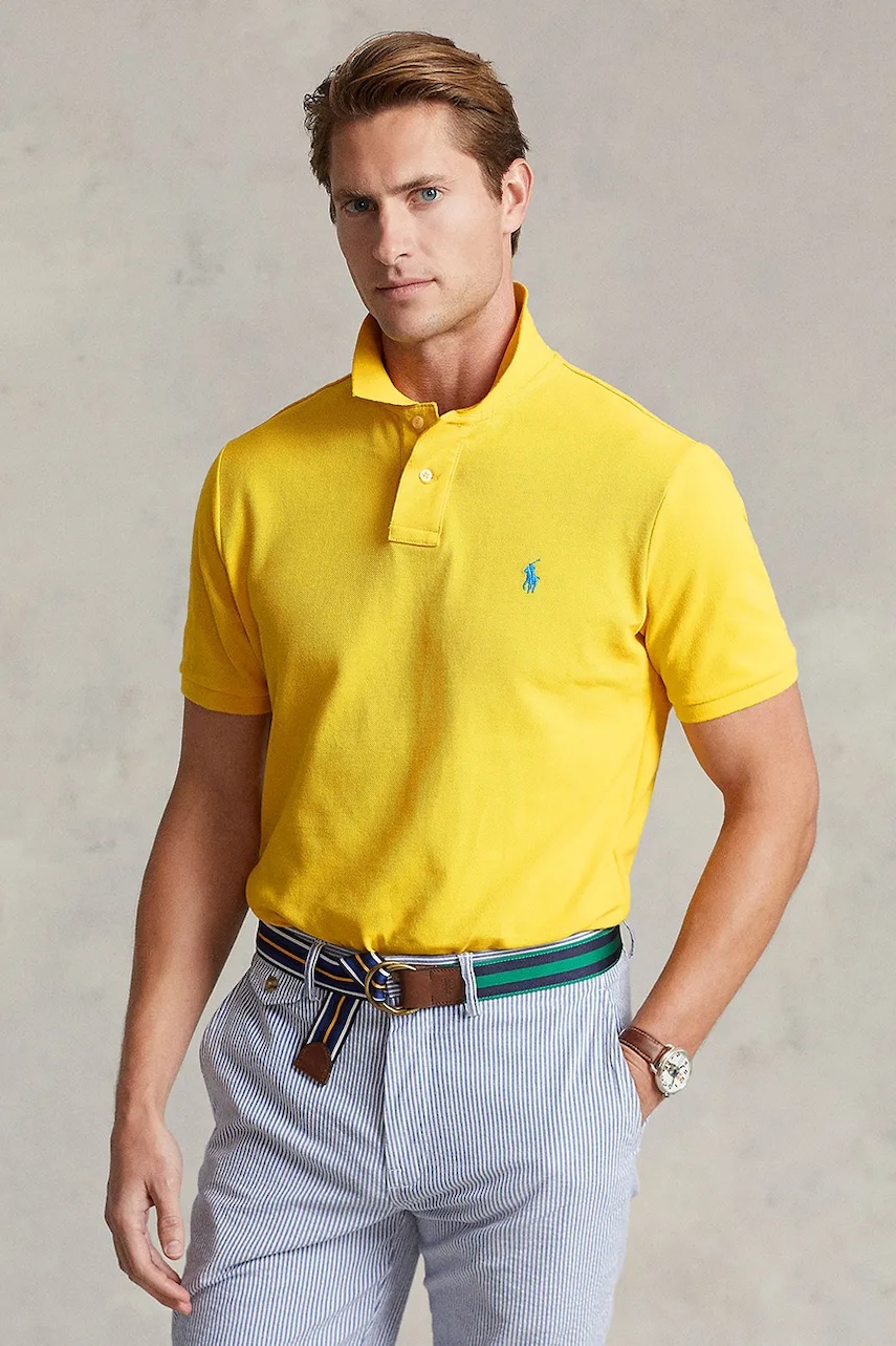 Polo Ralph Lauren  Bavlněné polo tričko