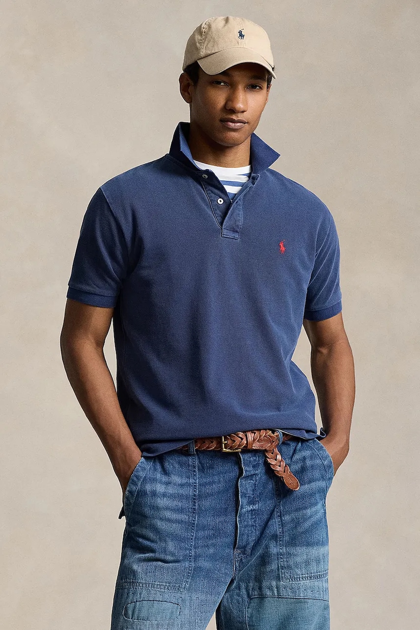 Polo Ralph Lauren  Bavlněné polo tričko