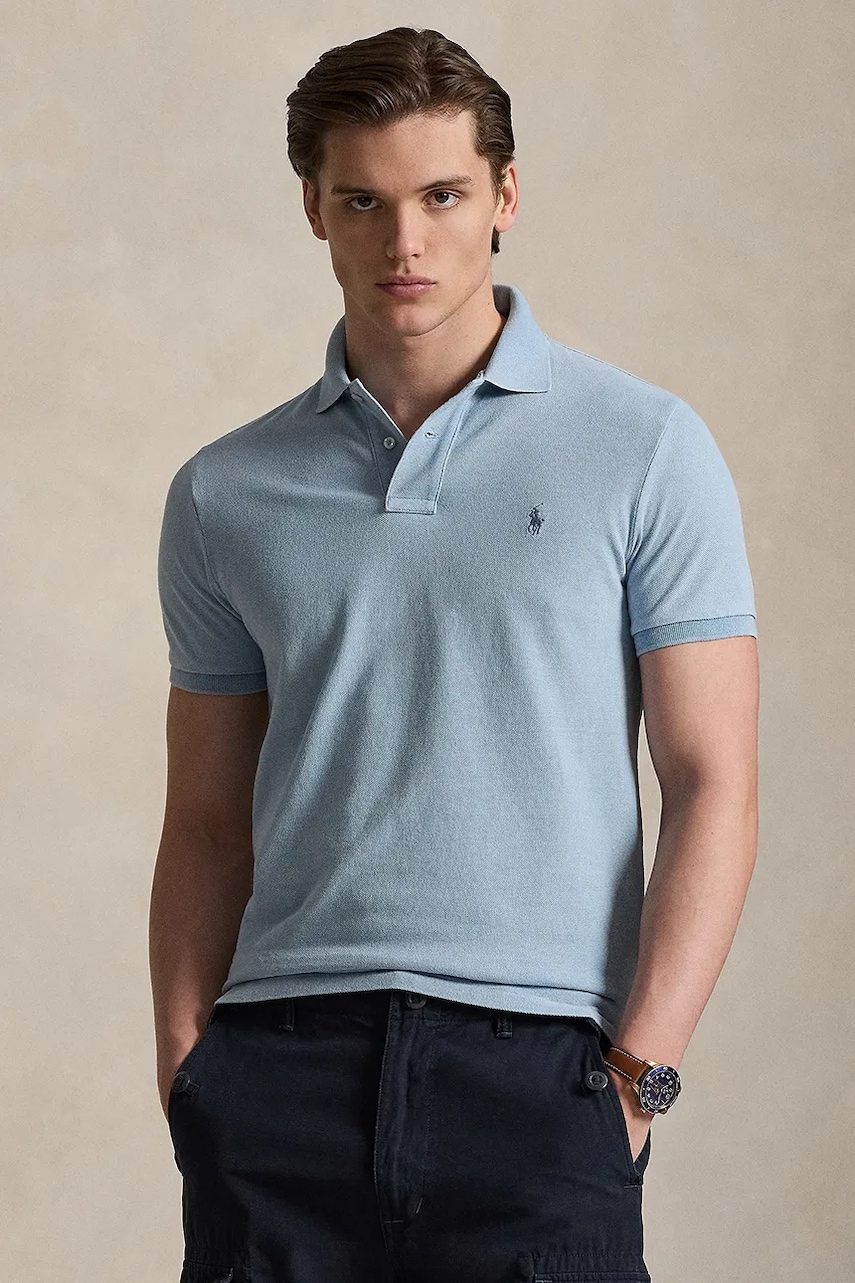 Polo Ralph Lauren  Bavlněné polo tričko