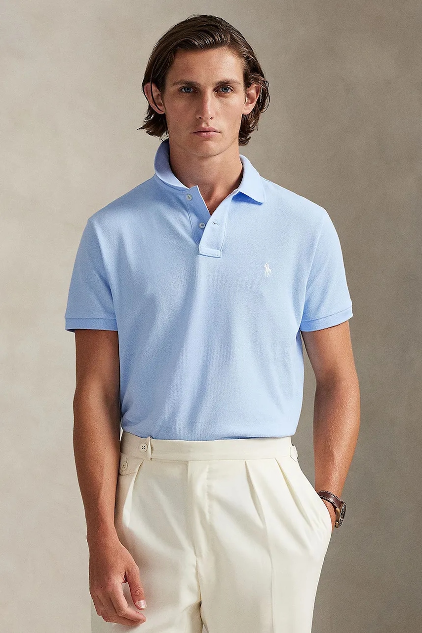 Polo Ralph Lauren  Bavlněné polo tričko Ralph Lauren