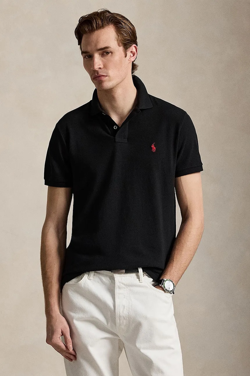Polo Ralph Lauren  Bavlněné polo tričko Ralph Lauren