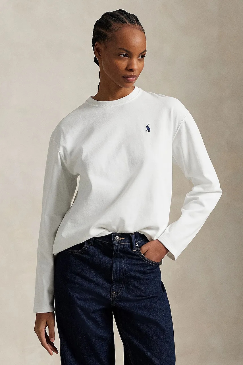 Polo Ralph Lauren  Bavlněné tričko s dlouhým rukávem