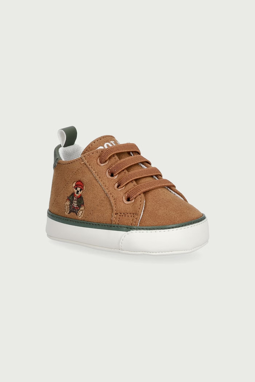 Polo Ralph Lauren  boty kojenecké QUILTON BEAR GORE HI LAYETTE