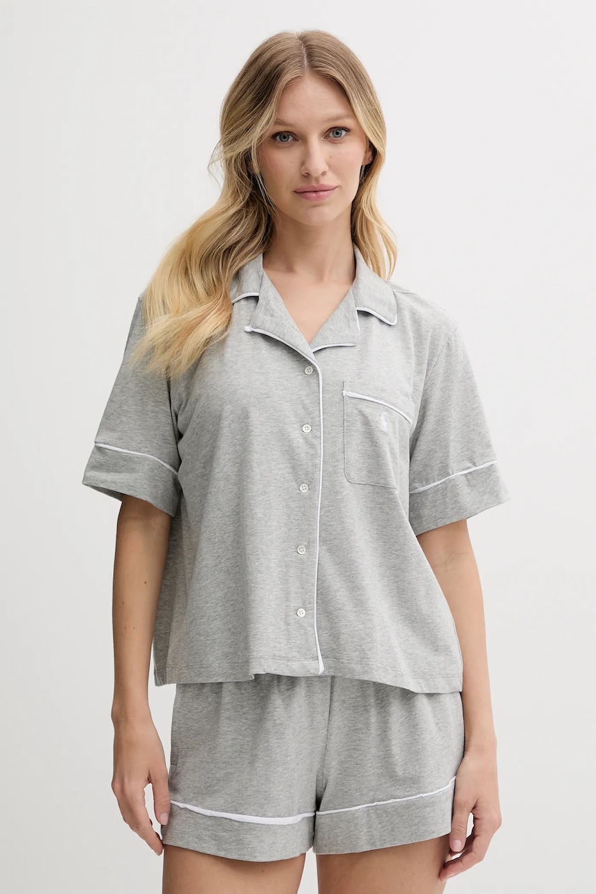 Polo Ralph Lauren  dvoudílné pyžamo dámské s bavlnou