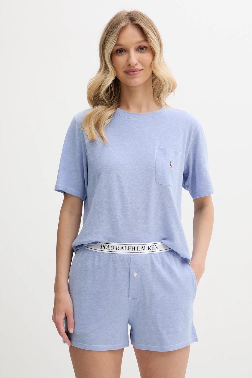 Polo Ralph Lauren  dvoudílné pyžamo dámské s bavlnou