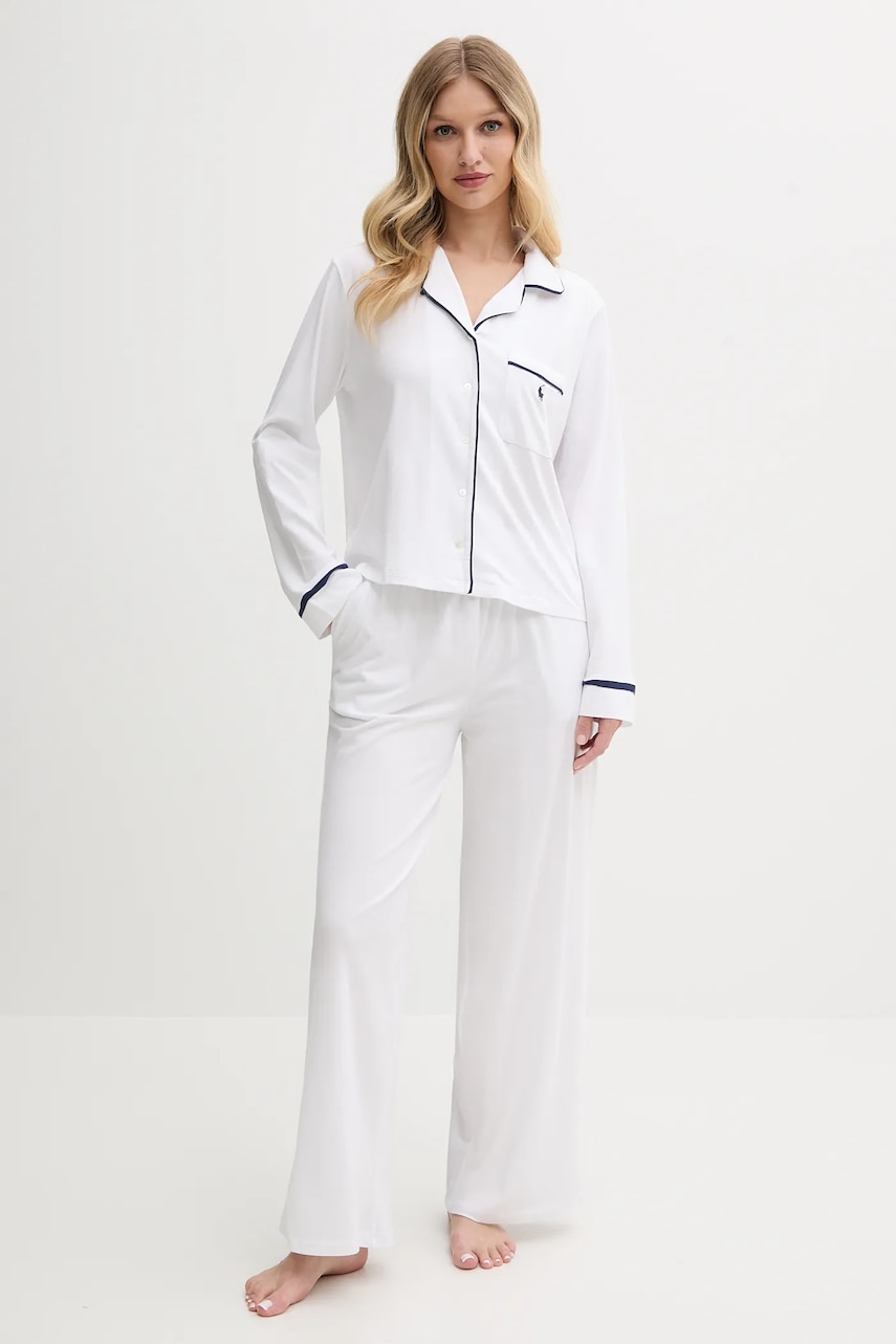 Polo Ralph Lauren  dvoudílné pyžamo dámské s bavlnou