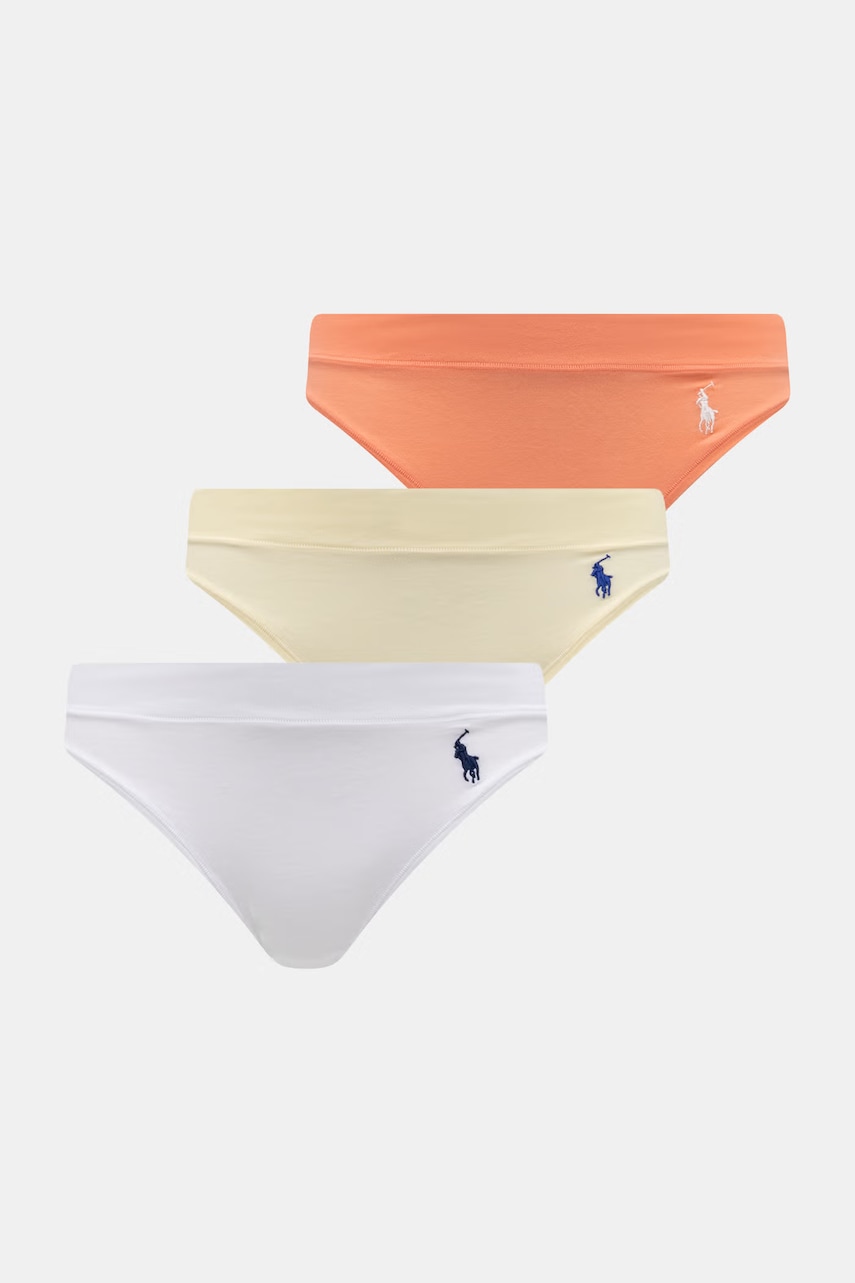 Polo Ralph Lauren kalhotky dámské s bavlnou 3-pack