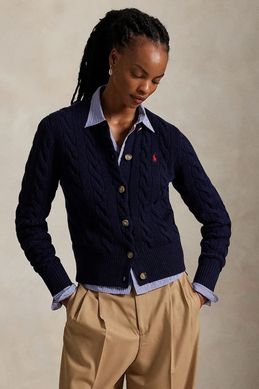 Polo Ralph Lauren  kardigan dámský vlněný