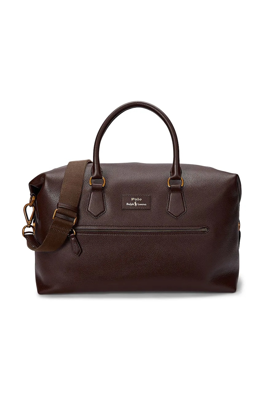 Polo Ralph Lauren  Kožená taška  36,8 x 29,2 x 18,4 cm