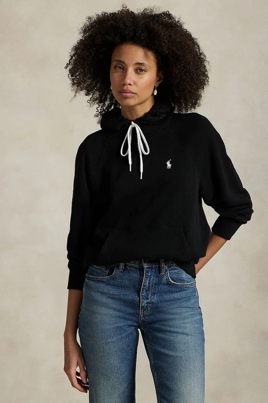 Polo Ralph Lauren  mikina s kapucí dámská s bavlnou