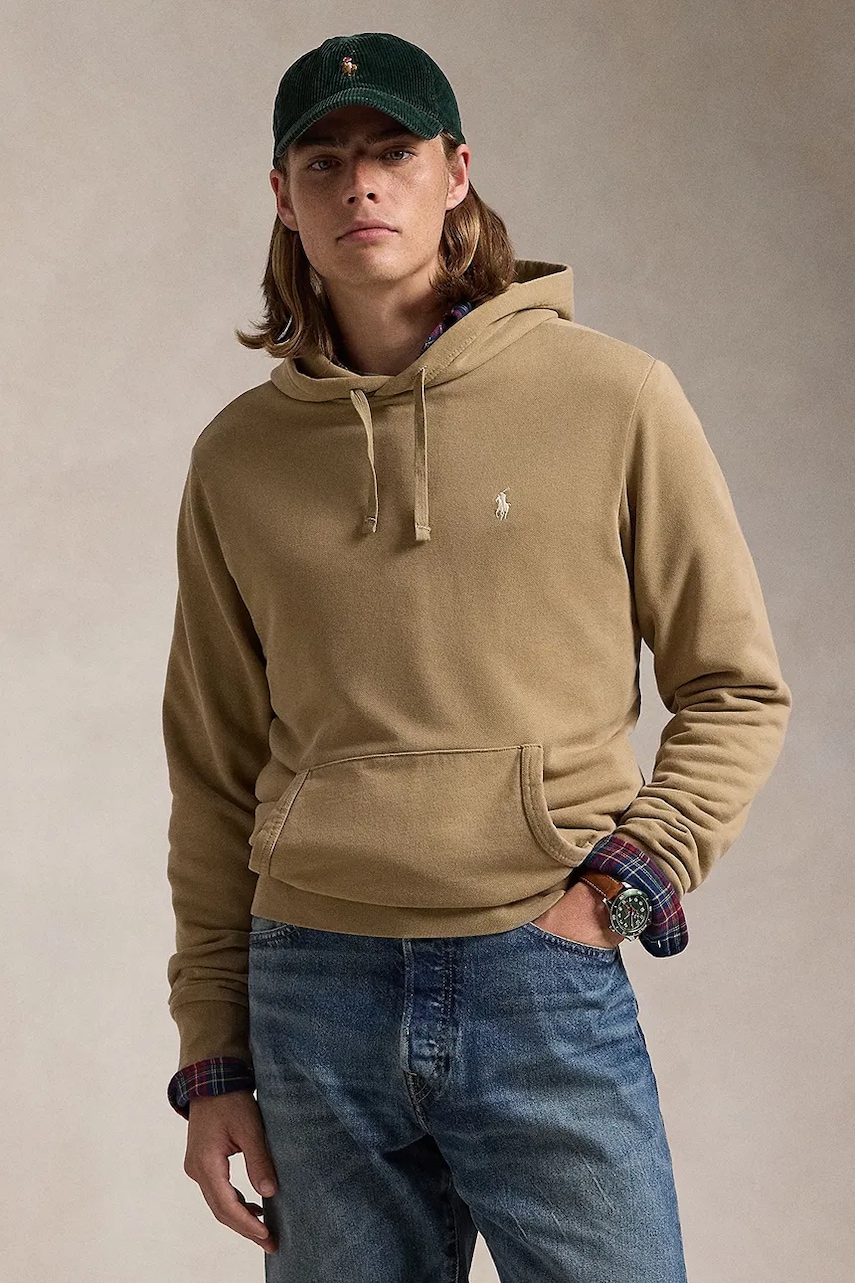 Polo Ralph Lauren  mikina s kapucí pánská bavlněná