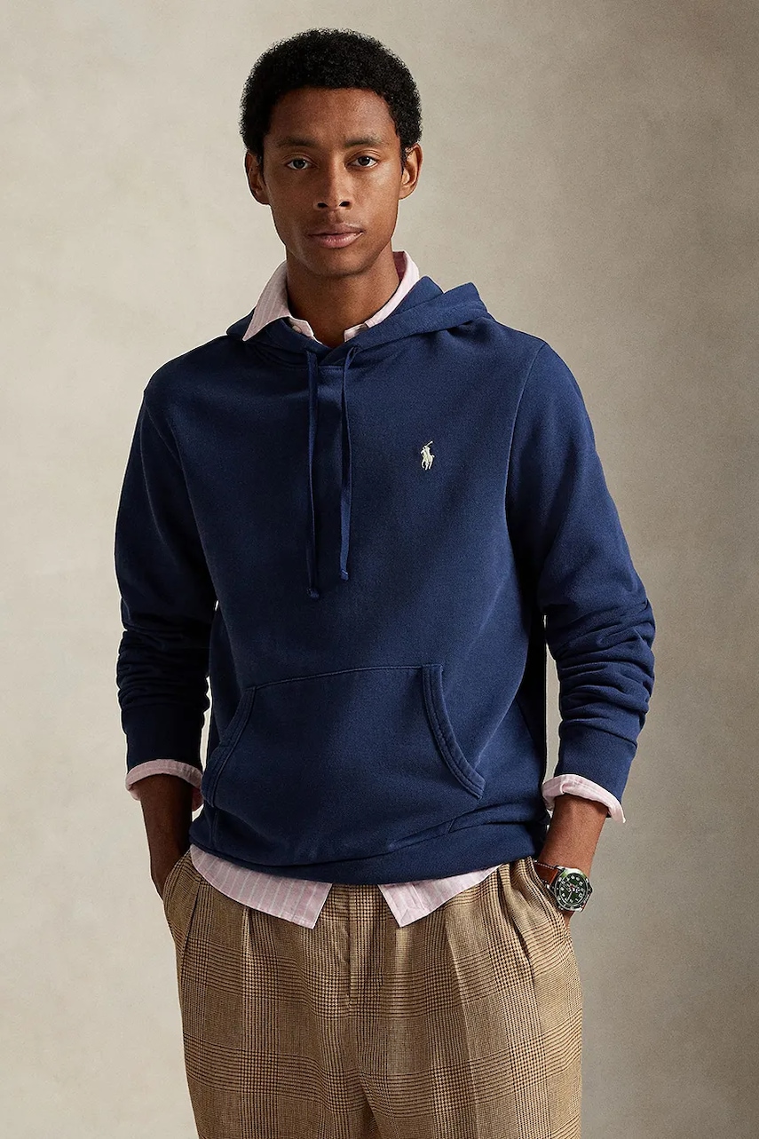 Polo Ralph Lauren  mikina s kapucí pánská bavlněná