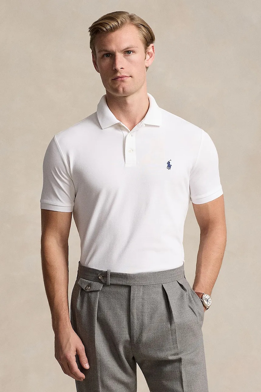 Polo Ralph Lauren  polo pánské bavlněné s elastanem