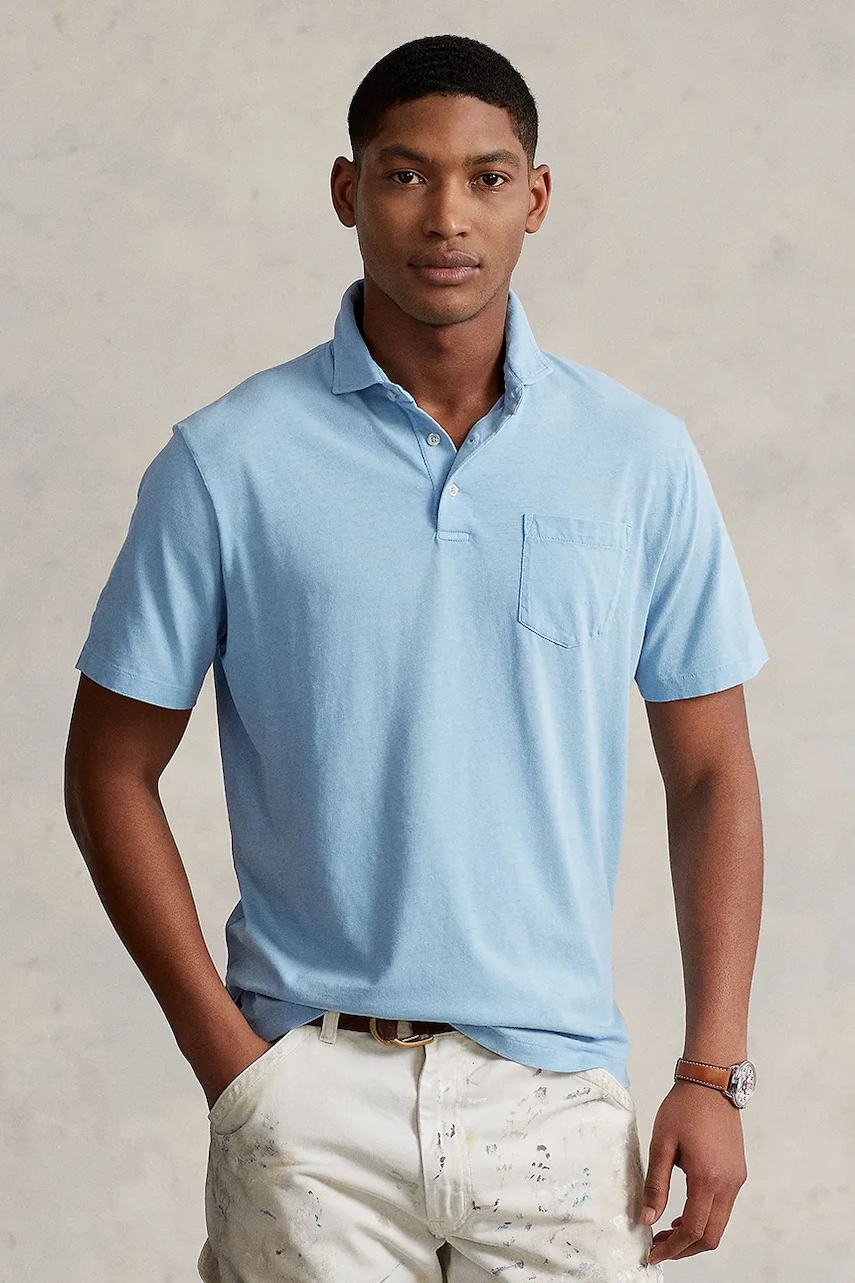 Polo Ralph Lauren  Polo tričko se lněnou směsí