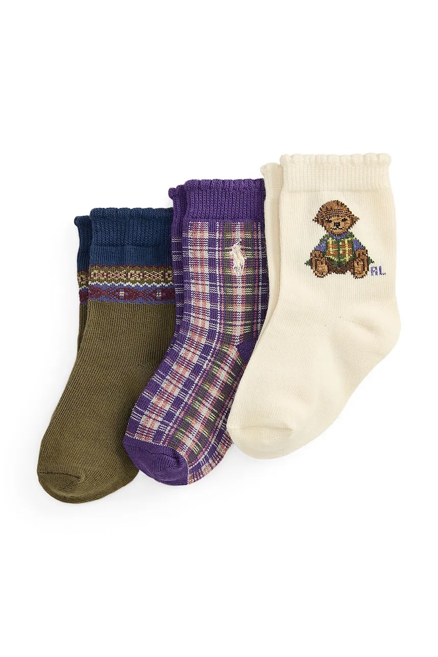 Polo Ralph Lauren  ponožky kojenecké 3-pack