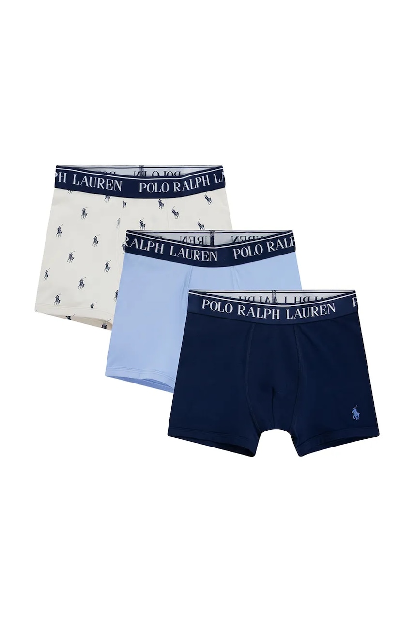 Polo Ralph Lauren  přiléhavé boxerky dětské bavlněné s elastanem 3-pack