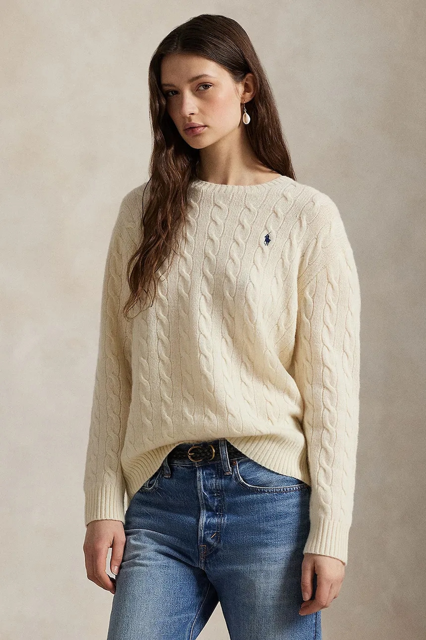 Polo Ralph Lauren  svetr dámský s příměsí kašmíru