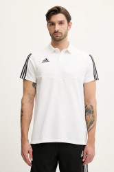 Polo tričko adidas TIRO 19 DU0870 bílá barva, DU0870-white