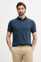 Polo tričko Barbour HARDWORTH pánské, tmavomodrá barva, MML1485