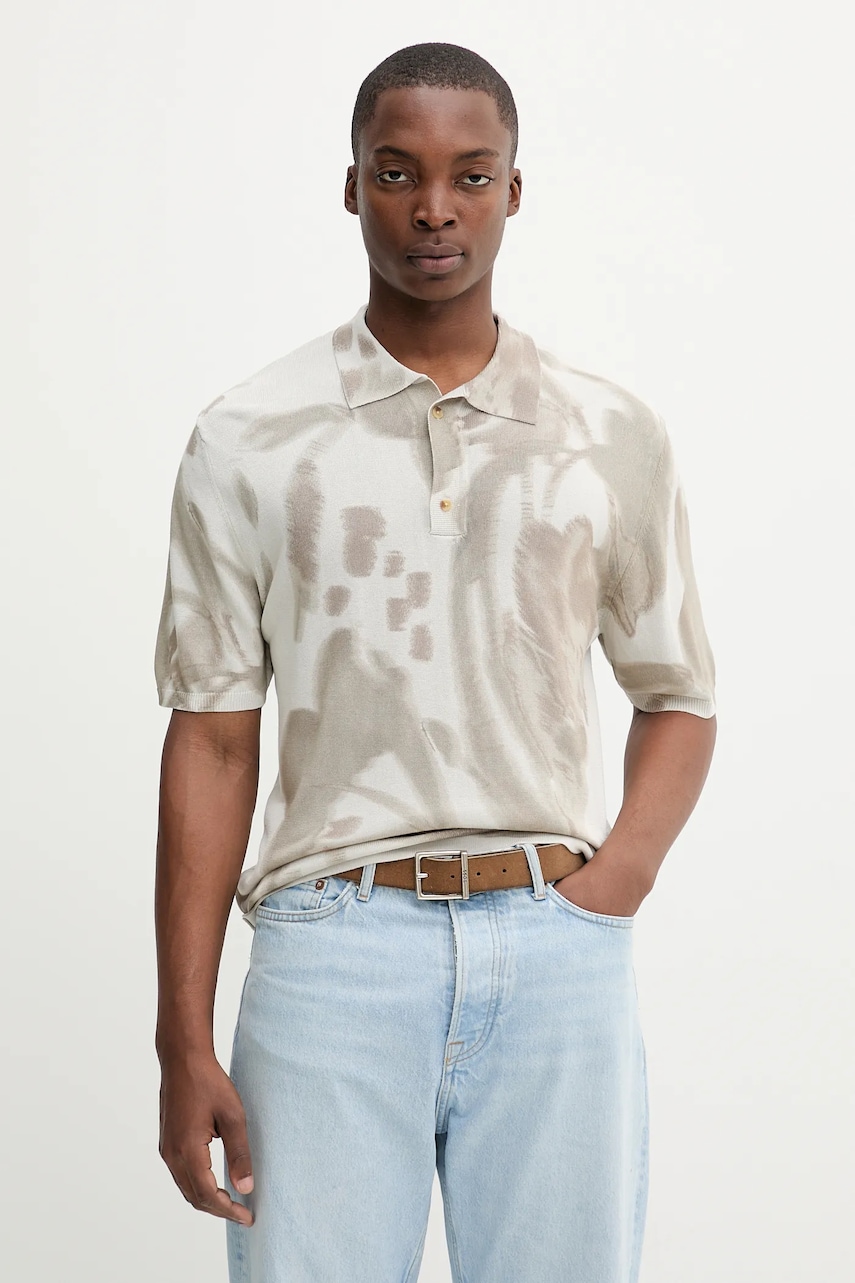 Polo tričko Desigual FLOWER