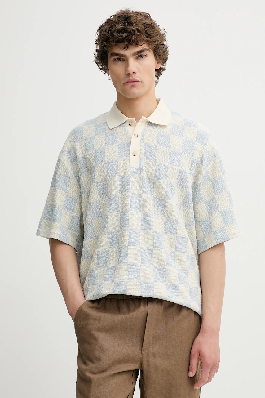 Polo tričko Les Deux Branson pánské, béžová barva, 1000159