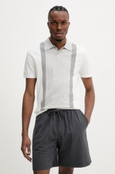 Polo tričko Theory pánské, bílá barva, O0186701
