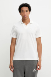 Polo tričko Tommy Jeans pánské, bílá barva, DM0DM21657