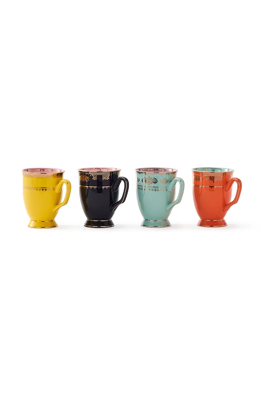 POLSPOTTEN  sada hrnků z porcelánu Grandpa 300 ml