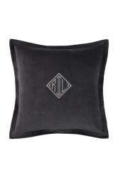 Polštář Ralph Lauren C VELVET Charcoal 50 x 50 cm