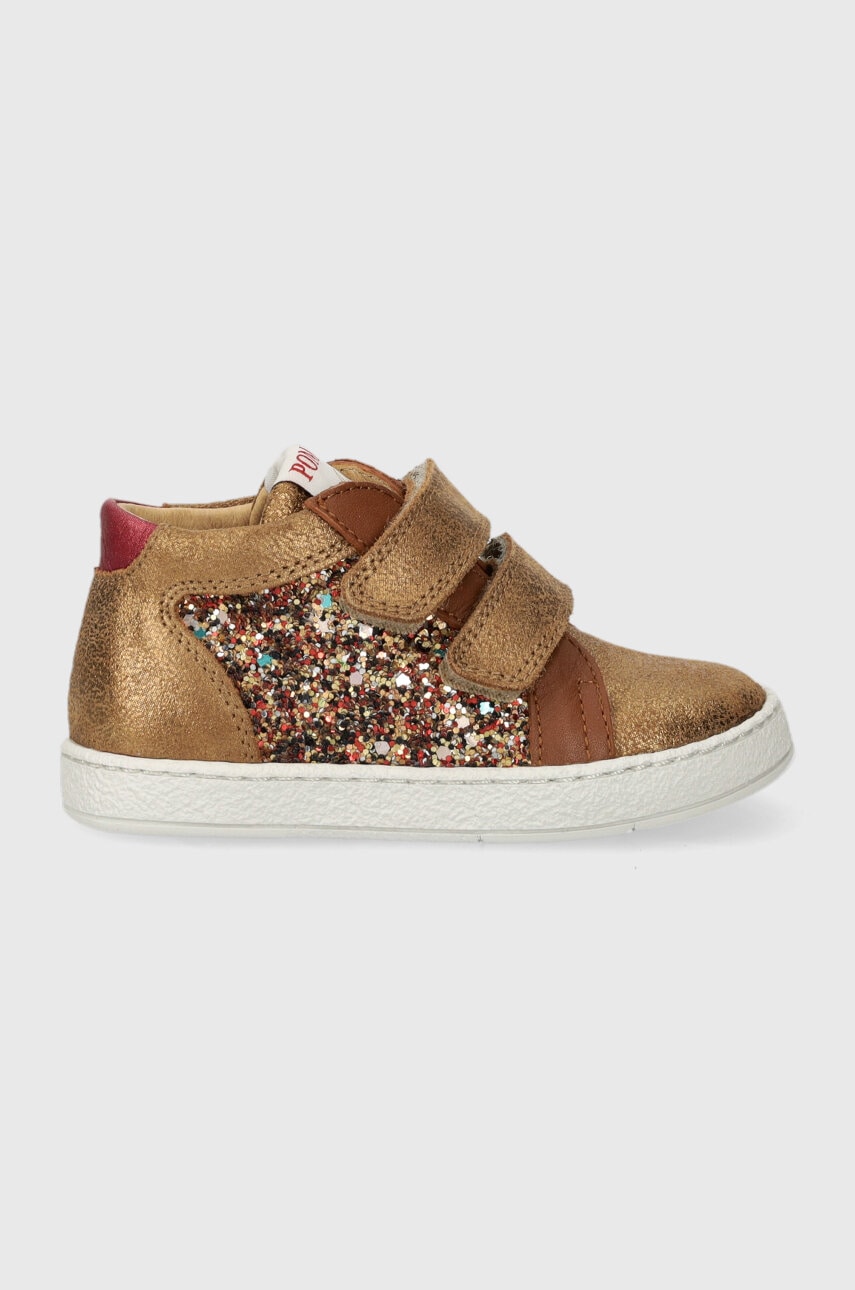 Pom D'api  Dětské kožené sneakers boty