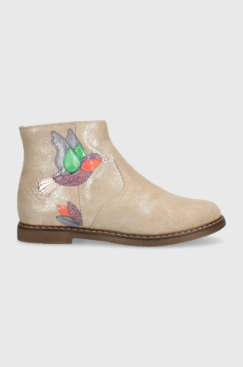 Pom D'api  Dětské semišové boty  CITY COLIBRI