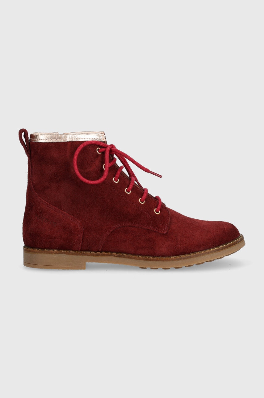 Pom D'api  Dětské semišové boty  TRIP HI LACE