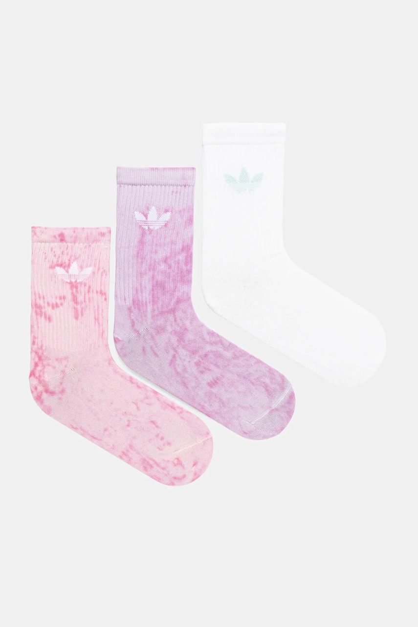 Ponožky adidas Originals Tie Dye Cr S 3-pack