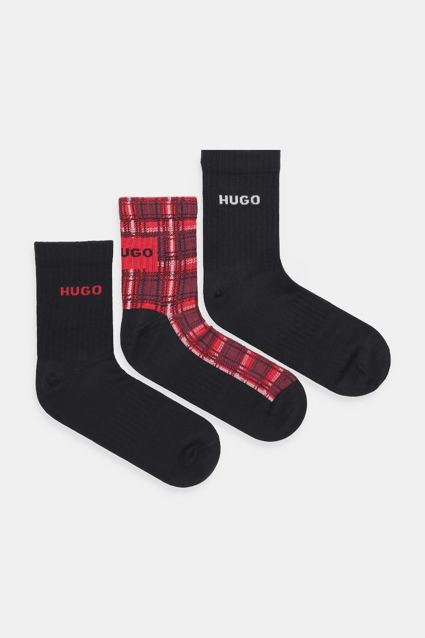 Ponožky HUGO 3P QS GIFT CHECK CC 3-pack