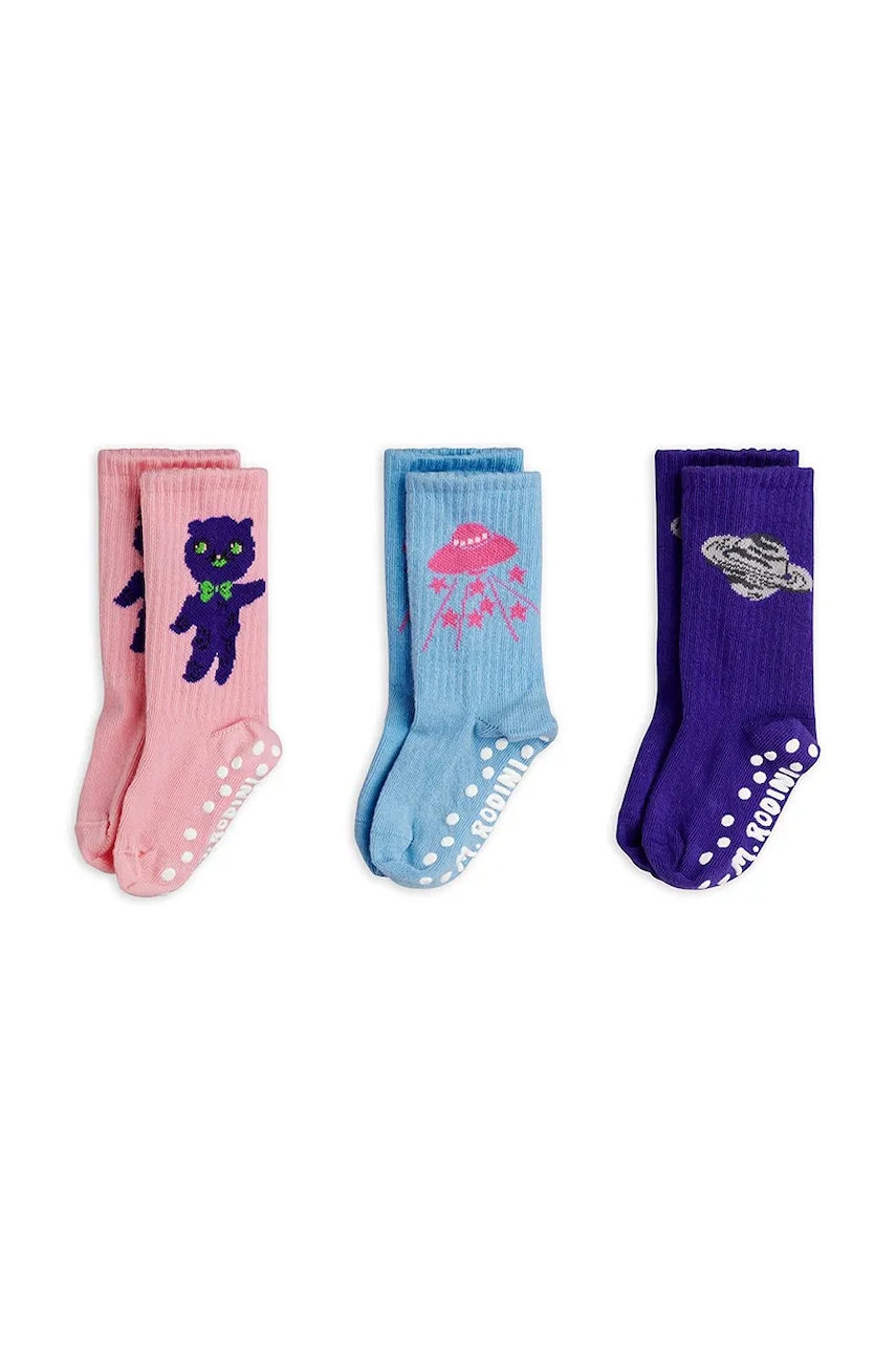 Ponožky Mini Rodini Planet 3-pack
