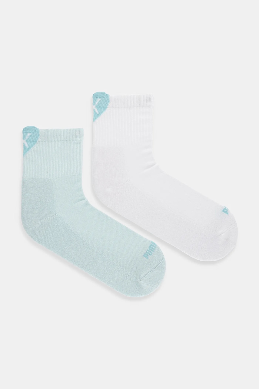Ponožky Puma LOGO SHORT CREW 2-pack