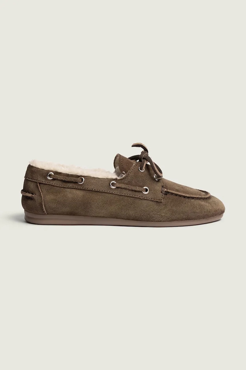 Posa  Mokasíny dámské semišové Boat Loafer