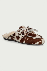 Posa  Pantofle dámské kožené Boat Loafer Mule Cow Print