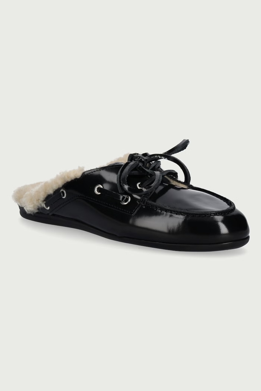 Posa  Pantofle dámské kožené Boat Loafer Mule