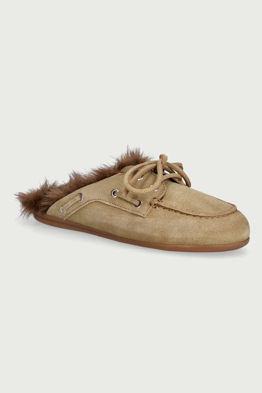 Posa  Pantofle dámské semišové Boat Loafer Mule