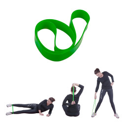 Posilovací guma inSPORTline Hangy Heavy 55x2,4 cm / 3,6 kg zelená